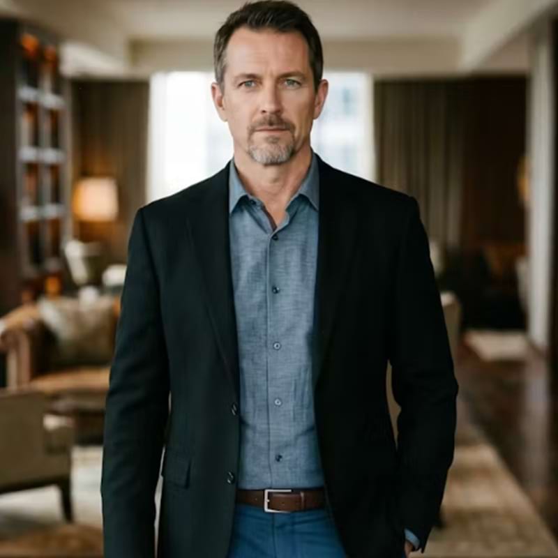 Successful businessman in Australia